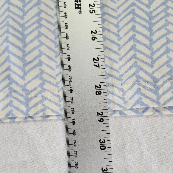 Windham Pointe Polo Shirt Men’s L Blue White Patterned Short Sleeve Cotton Blend - Picture 5 of 6